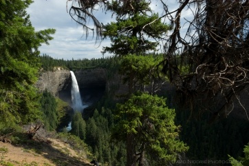 A view of Helmcken Falls in BC.