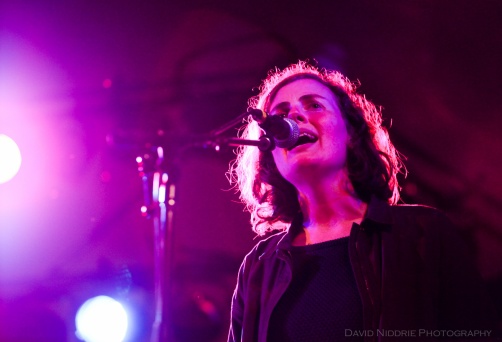 Kathryn Calder performs with New Pornographers Golden Hour begins at Vancouver Folk Music Festival 2016