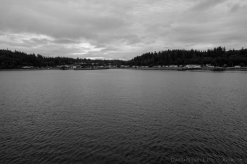 Alert Bay as seen from the ferry, originating in Port McNeill.
